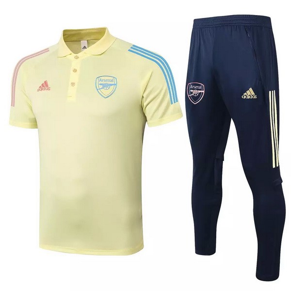 Polo Conjunto Completo Arsenal 2020-2021 Amarillo